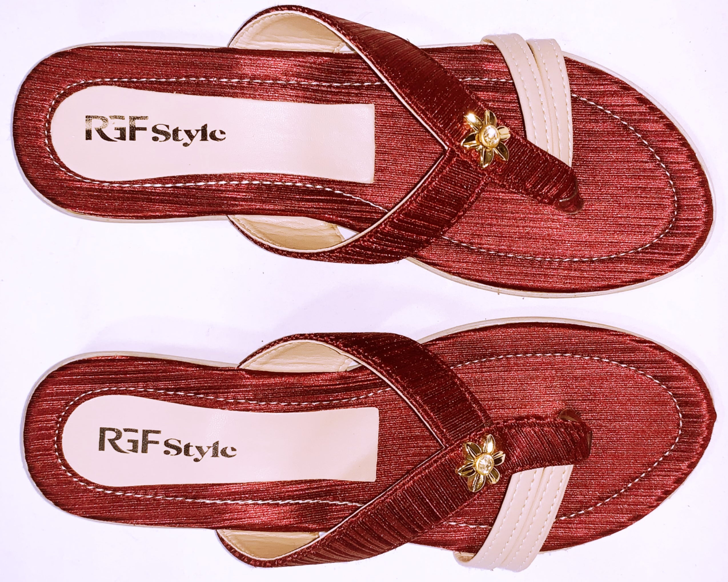 Sandals for Women 804L Maroon
