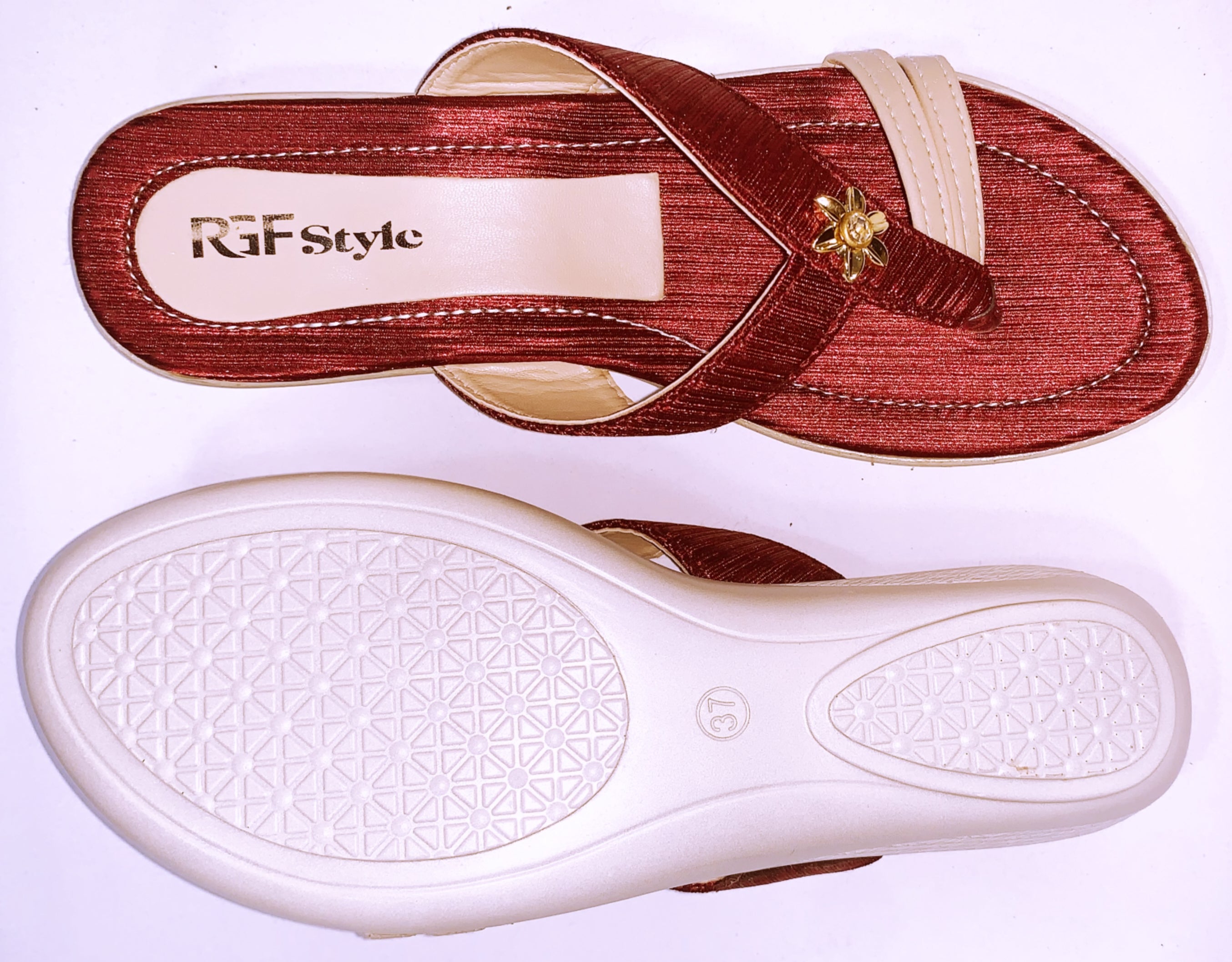 Sandals for Women 804L Maroon