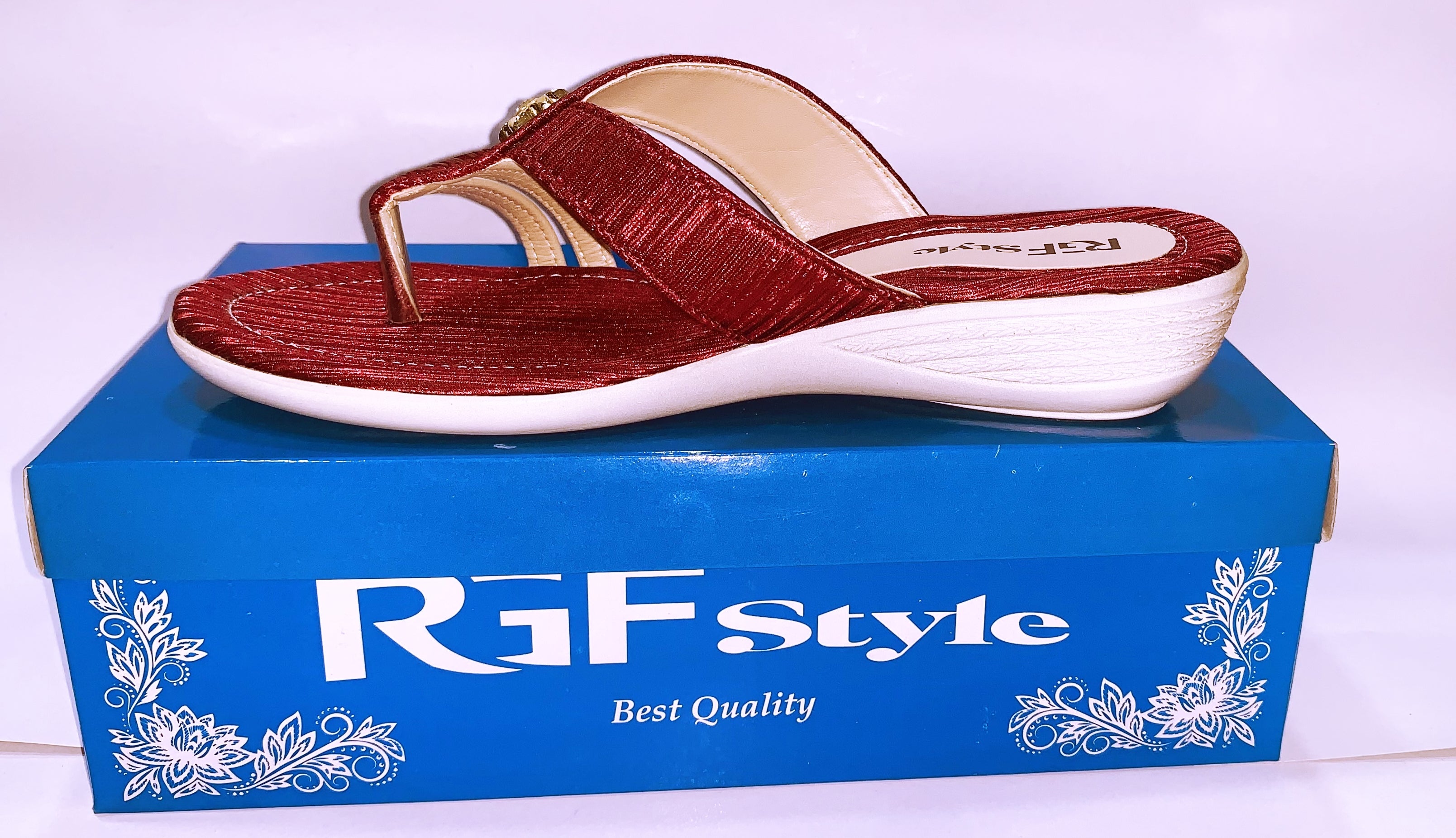 Sandals for Women 804L Maroon